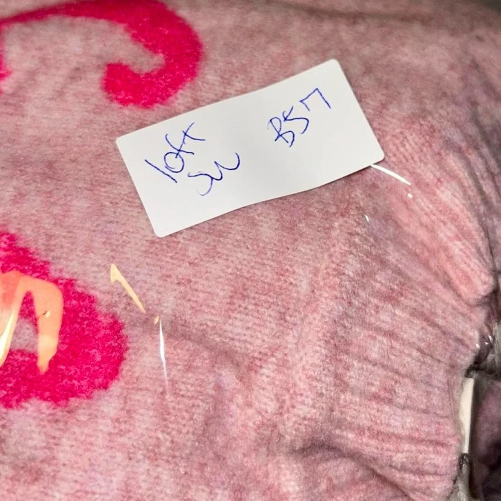 LOFT Pink 'Cat Mama' Sweater - Picture 8 of 8